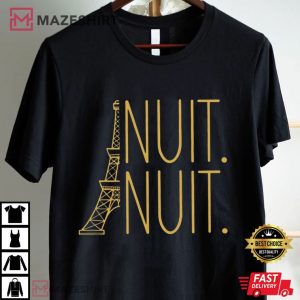 Nuit Nuit Steph Curry Paris 2024 Basketball T Shirt (4)