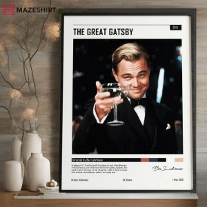 The Great Gatsby Baz Luhrmann Leonardo DiCaprio Moive Poster (1)