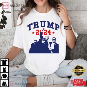 Trump 2024 Shooting Assassination T Shirt (3)