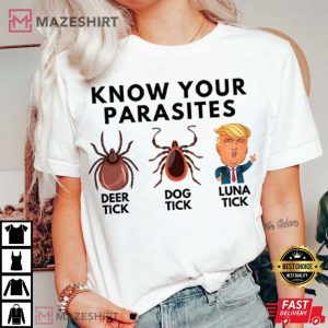 Know Your Parasites Anti Trump T Shirt (4)