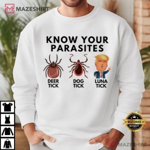 Know Your Parasites Anti Trump T Shirt (1)