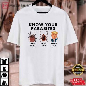 Know Your Parasites Anti Trump T Shirt (2)