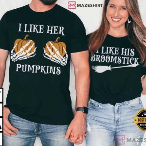 Halloween Trick or Treating Pumpkins Family Couple Matching T Shirt (1)