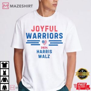 Joyful Warriors Harris Walz 2024 T Shirt