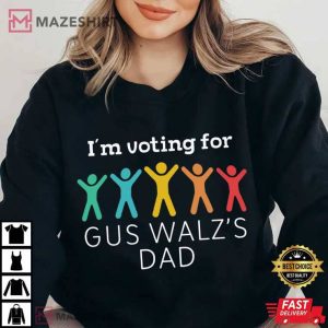 I'm Voting For Gus Walz's Dad Autism Awareness T Shirt 2