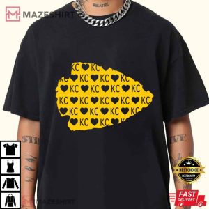 Kansas City Chiefs Arrowhead Football T Shirt