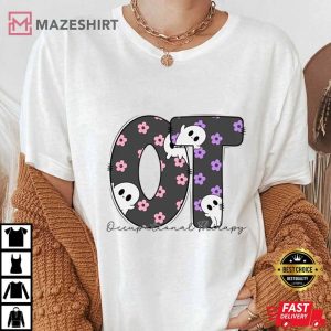 Spooky Occupational Therapy Halloween T Shirt (2)