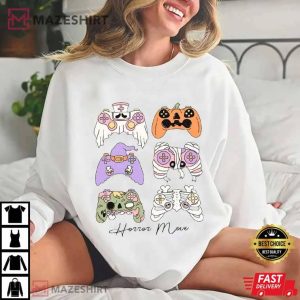 Cute Halloween Gifts Ghost Spooky Season Party T Shirt (4)