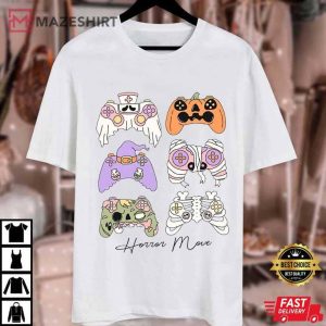 Cute Halloween Gifts Ghost Spooky Season Party T Shirt (1)