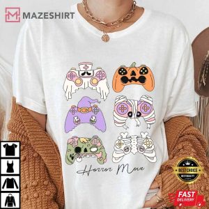 Cute Halloween Gifts Ghost Spooky Season Party T Shirt (2)