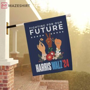 Fighting For Our Future Harris Walz 24 Flag (1)