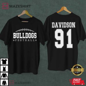 Georgia Bulldogs Football Custom Name And Number T Shirt (2)