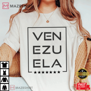 Venezuela Hasta El Final Star T Shirt (4)