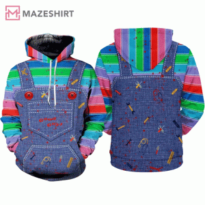 Chucky Cosplay Horror Halloween 3D Hoodie