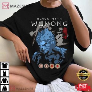 Black Myth Wukong Video Game T Shirt (4)