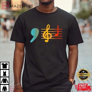 Kamala Harris Comma La Music Notes Music Teacher T Shirt (3)