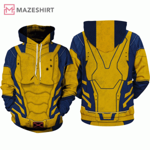 Wolverine Cosplay Deadpool And Wolverine 3D Hoodie