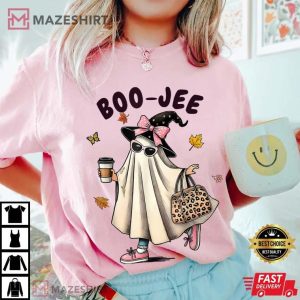 Funny Boo Jee Ghost Halloween Spooky Season T Shirt (3)