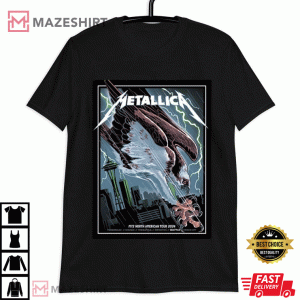 Metallica M72 North American Tour 2024 Lumen Field Stadium Merch T Shirt (3)