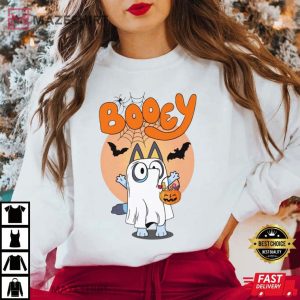 Booey Halloween Cute Bluey Ghost T Shirt