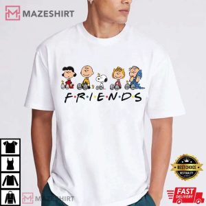 Peanuts Snoopy Friendsgiving Friends Thanksgiving T Shirt 2