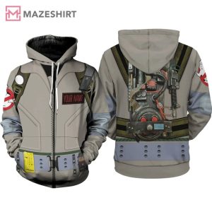 Ghostbusters 1984 Cosplay Custom Name 3D Hoodie