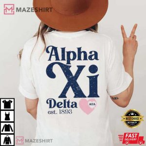Alpha Xi Delta Sorority T Shirt