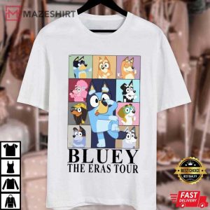 Bluey The Eras Tour T Shirt