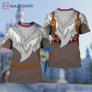 Frozen Sven Reindeer Frozen Magic Kingdom 3D Shirt
