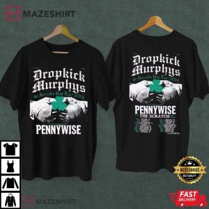 Dropkick Murphys St Patrick's Day Tour 2024 T Shirt (2)
