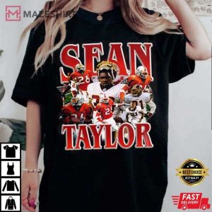 Sean Taylor Vintage 90s Football Gift T Shirt (2)