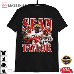 Sean Taylor Vintage 90s Football Gift T Shirt (3)