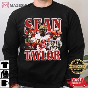 Sean Taylor Vintage 90s Football Gift T Shirt (4)