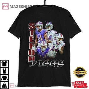 Stefon Diggs Vintage 90s Football Gift T Shirt (2)