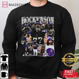 TJ Hockenson Vintage 90s Graphic T Shirt (4)