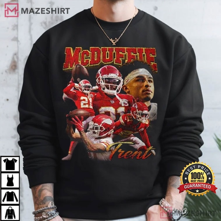 Trent McDuffie Vintage 90s Cornerback T-Shirt Trent McDuffie Vintage 90s Cornerback T-Shirt