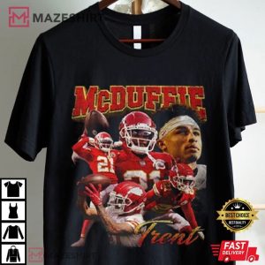 Trent McDuffie Vintage 90s Cornerback T Shirt (4)