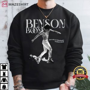 Benson Boone Fireworks and Rollerblades World Tour Vintage T Shirt (3)