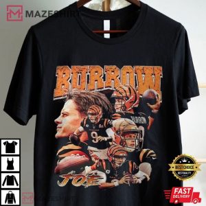 Joe Burrow Vintage 90s Graphic T Shirt (4)