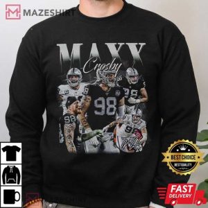 Maxx Crosby Las Vegas Football Vintage 90s T Shirt (2)