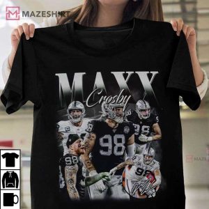 Maxx Crosby Las Vegas Football Vintage 90s T Shirt (3)