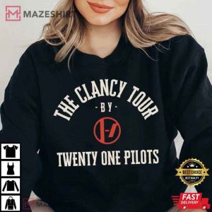 The Clancy Tour By Twenty One Pilots T Shirt (2)