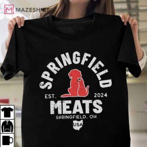 Springfield Meats They're Eating The Dogs Funny Presidential Debate T Shirt (4)