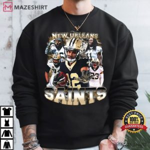 New Orleans Saints Vintage Football Gift T Shirt (3)
