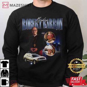 Bishop Robert Barron Catholic 90s T Shirt (2)