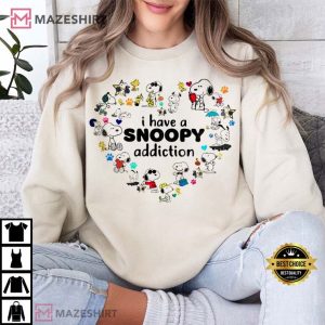 I Have A Snoopy Addiction T Shirt (2)