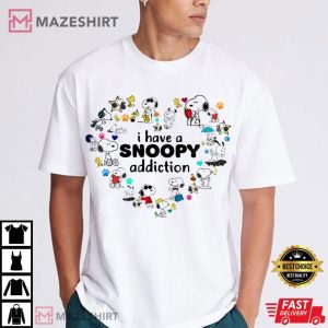I Have A Snoopy Addiction T Shirt (4)
