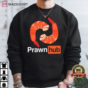 Prawn Hub x PornHub Funny T Shirt (3)