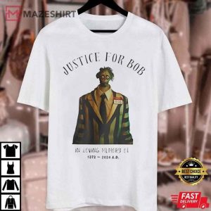 Beetlejuice In Loving Memory Justice For Bob Halloween T Shirt (2)
