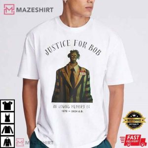 Beetlejuice In Loving Memory Justice For Bob Halloween T Shirt (3)